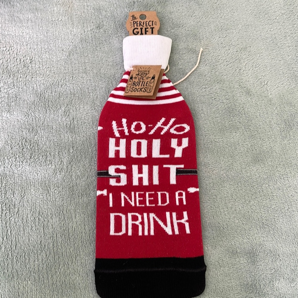 Wine bottle sock